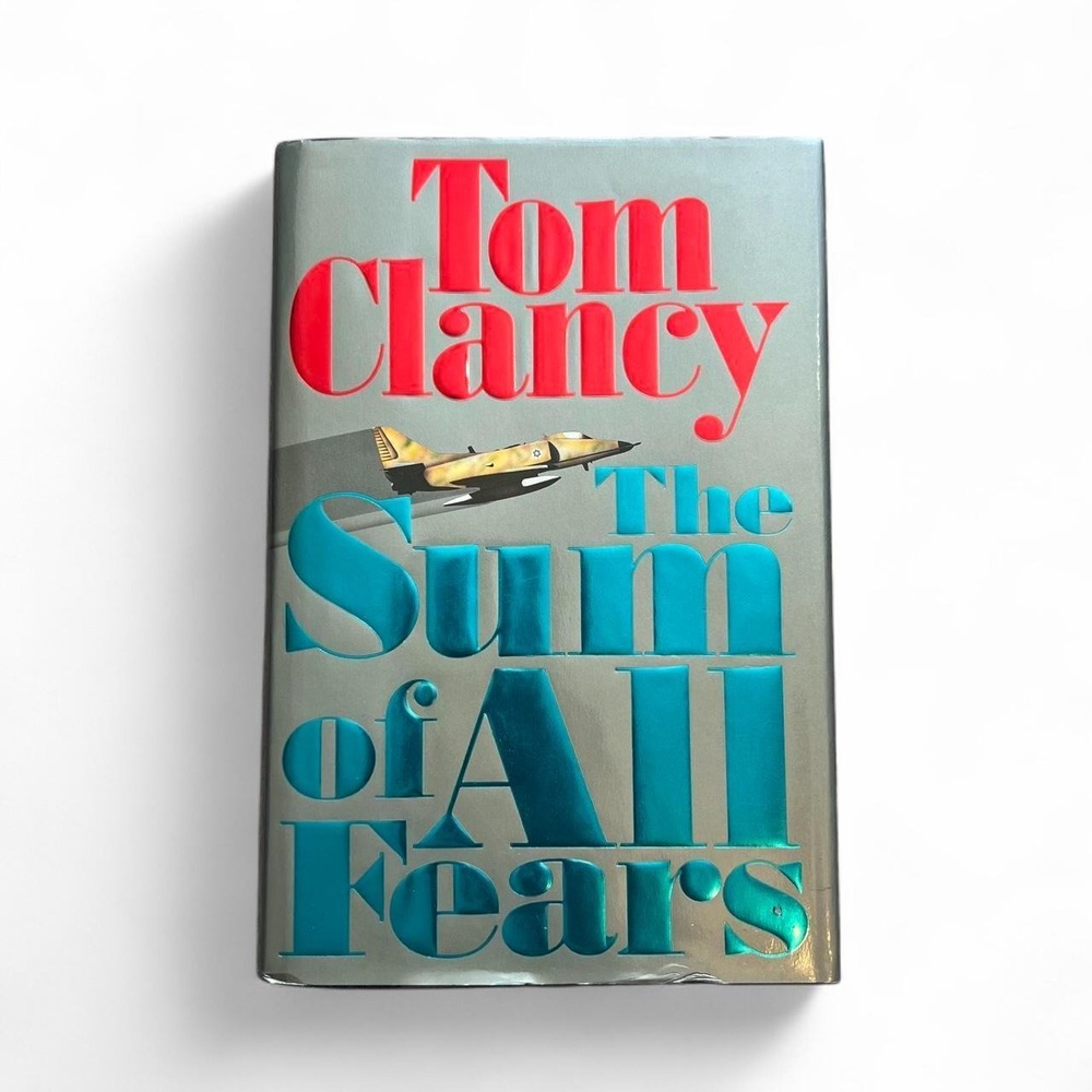 Tom Clancy The Sum of All Fears 1st Edition 1991 Hardcover Jack Ryan Thriller HC